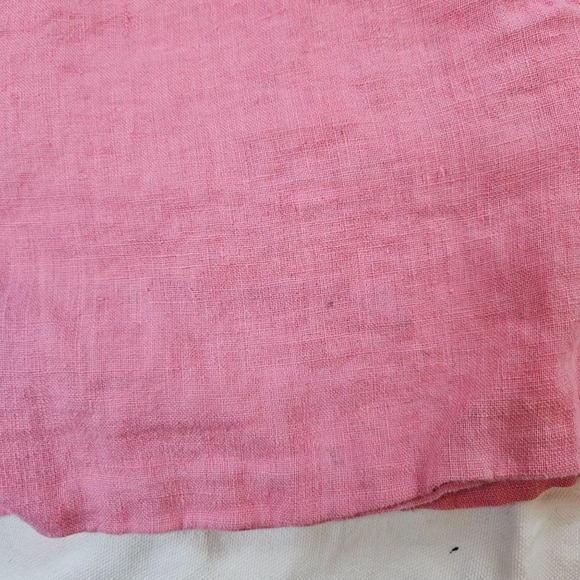 Ljc designs. pink linen romper, size M - Picture 2 of 4
